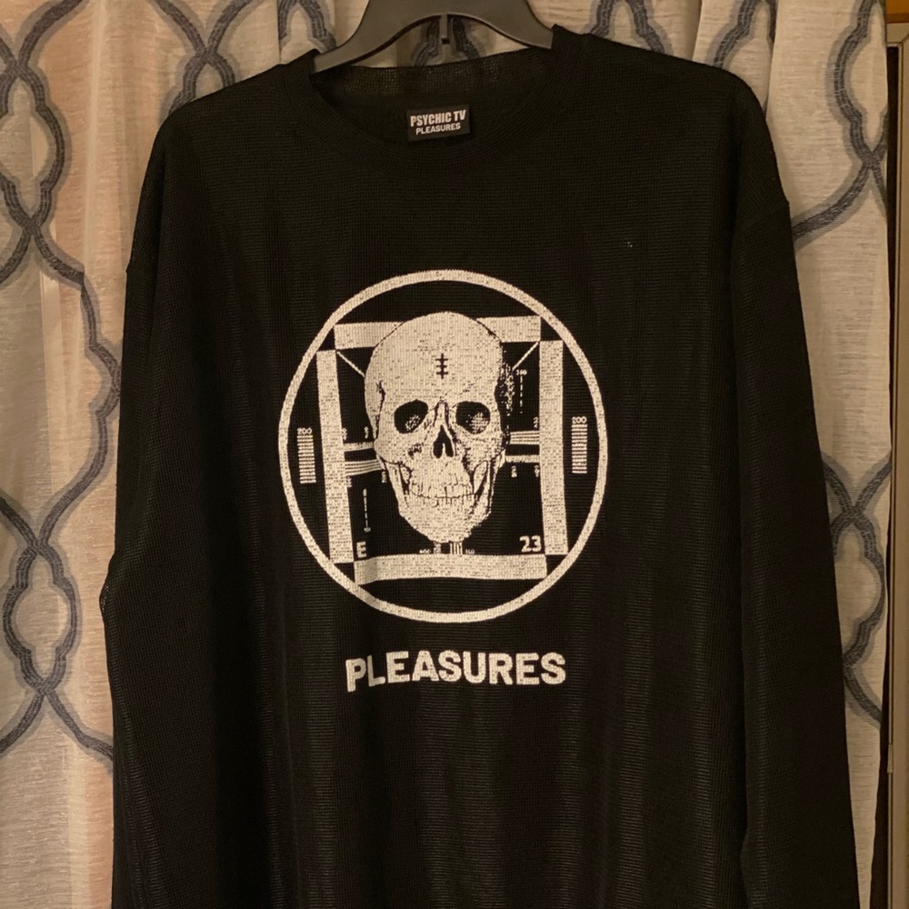 Pleasures Psychic Mesh Long-Sleeve 'Black' xxl